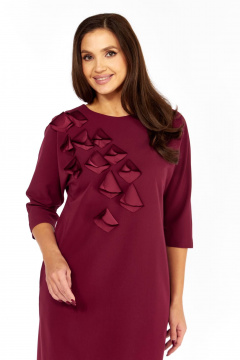 Платье Karina deLux M-1405 брусника - фото 5