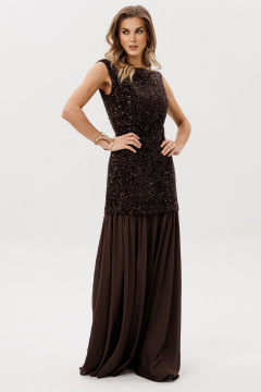 Платье EOLA 2991 шоколад - фото 3