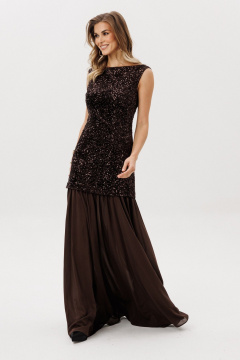 Платье EOLA 2991 шоколад - фото 2