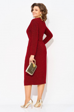 Платье Liliana 1497 красный - фото 4