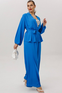 Блуза, брюки Anastasia м-1063.1 васильковый - фото 4