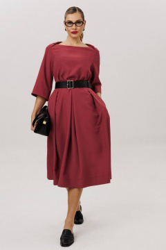 Платье Anastasia м-1108.4 брусника - фото 4