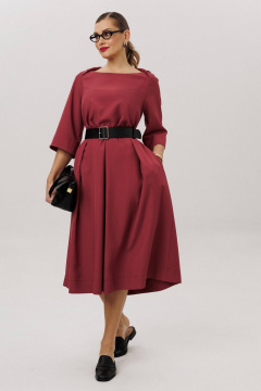 Платье Anastasia м-1108.4 брусника - фото 1