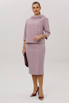 Блуза, юбка Anastasia м-1163 лаванда - фото 2