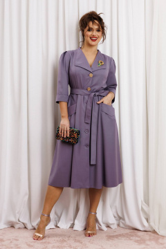 Платье Anastasia м-1318 фиалковый - фото 3