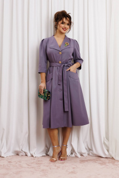 Платье Anastasia м-1318 фиалковый - фото 2