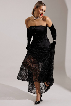 Юбка Мода Юрс 25-2954 черный - фото 5