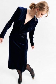 Платье MilMil 1272 темно-синий - фото 1