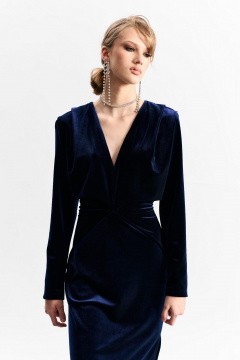 Платье MilMil 1272 темно-синий - фото 3