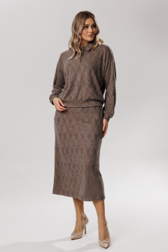 Блуза, юбка Verita 2428 капучино - фото 1