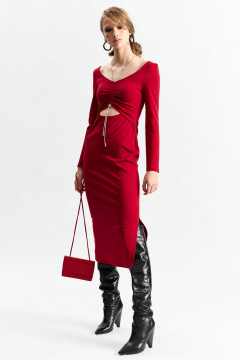 Платье MilMil 1285 красный - фото 5