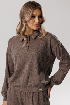 Блуза, брюки Verita 2437 капучино - фото 3