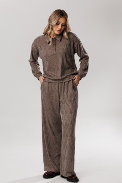 Блуза, брюки Verita 2437 капучино - фото 2