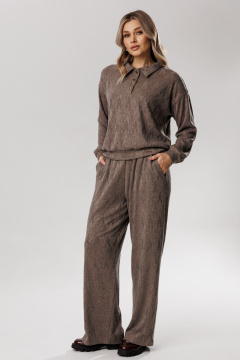 Блуза, брюки Verita 2437 капучино - фото 1