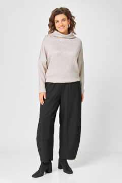 Джемпер Bliss 0858 бежевый_с_люрексом - фото 5