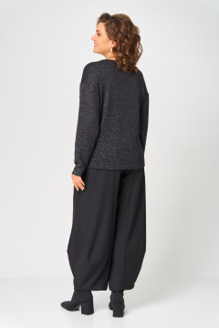 Джемпер Bliss 08378 черный_с_люрексом - фото 2