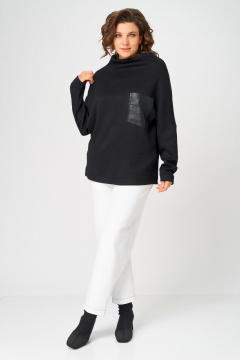 Джемпер Bliss 0857 черный - фото 2