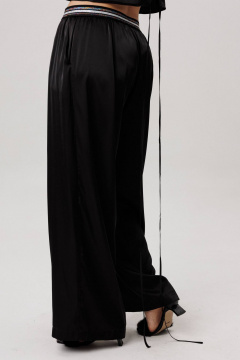 Брюки Anelli 1734 блестящий_черный - фото 3