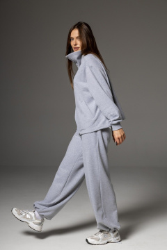 Бомбер, брюки Twok 112501 серый - фото 2