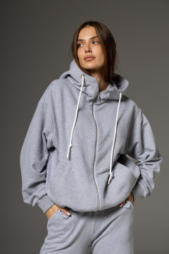 Бомбер, брюки Twok 112502 серый - фото 3