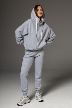 Бомбер, брюки Twok 112502 серый - фото 1