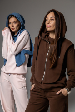 Жилет Twok 112503 шоколад - фото 5