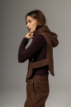 Жилет Twok 112503 шоколад - фото 2