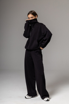 Бомбер, брюки Twok 112508 черный - фото 1