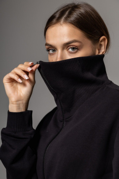 Бомбер, брюки Twok 112508 черный - фото 3