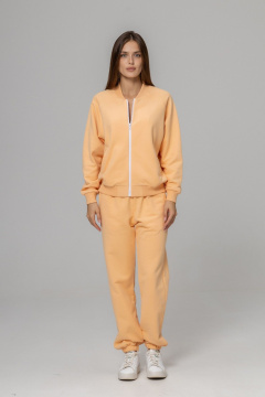 Бомбер, брюки Twok 925712 персик - фото 1