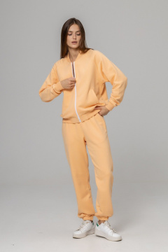 Бомбер, брюки Twok 925712 персик - фото 2