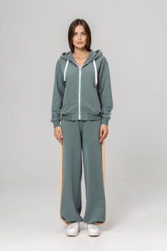 Бомбер, брюки Twok 925715 шалфей - фото 4