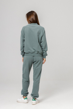 Бомбер, брюки Twok 925717 шалфей - фото 4