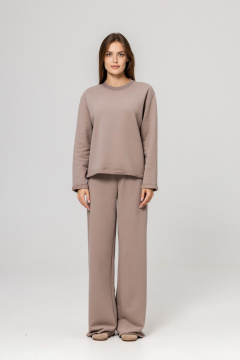 Брюки, джемпер Twok 925814 какао - фото 2