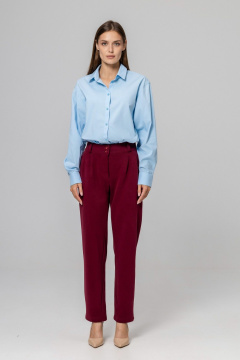 Брюки Twok 952728 бургунди - фото 1