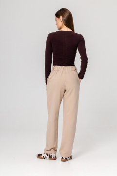 Брюки Twok 952731 бежевый - фото 2