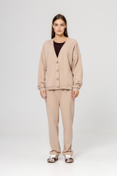 Брюки, кардиган Twok 952733 бежевый - фото 2