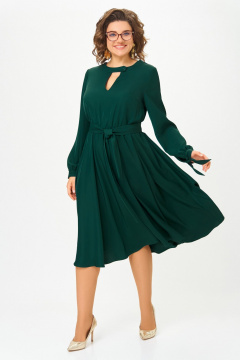 Платье Swallow 891 темный_изумруд - фото 5