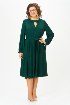 Платье Swallow 891 темный_изумруд - фото 4