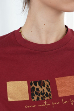 Джемпер Купалинка 668243.158-164 бордовый - фото 3