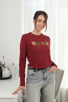 Джемпер Купалинка 668243.158-164 бордовый - фото 1