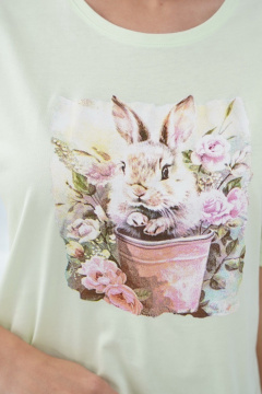 Сорочка Купалинка 688213.158-164 светло-зеленый - фото 2