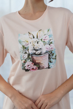 Сорочка Купалинка 688214.158-164 светло-розовый - фото 2