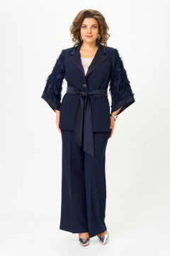 Брюки, жакет ANASTASIA MAK 1307 синий - фото 1