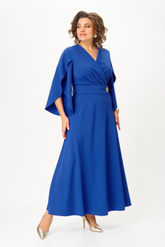 Платье ANASTASIA MAK 1309 василек - фото 3