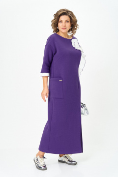 Платье Michel chic 2183 сиреневый_туман - фото 4