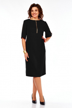 Платье Ольга Стиль С-984 черный - фото 3