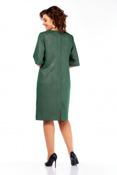 Платье Ольга Стиль С-980 зеленый - фото 5