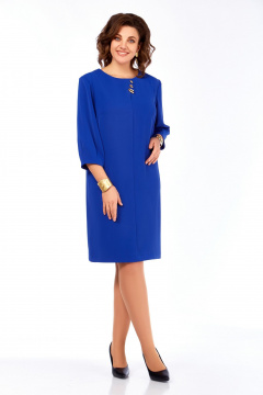 Платье Ольга Стиль С-983 васильковый - фото 5