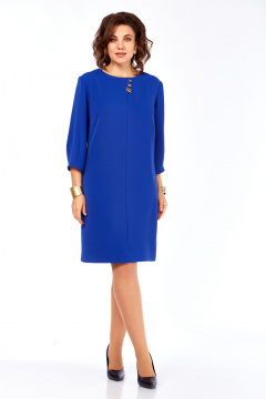 Платье Ольга Стиль С-983 васильковый - фото 4